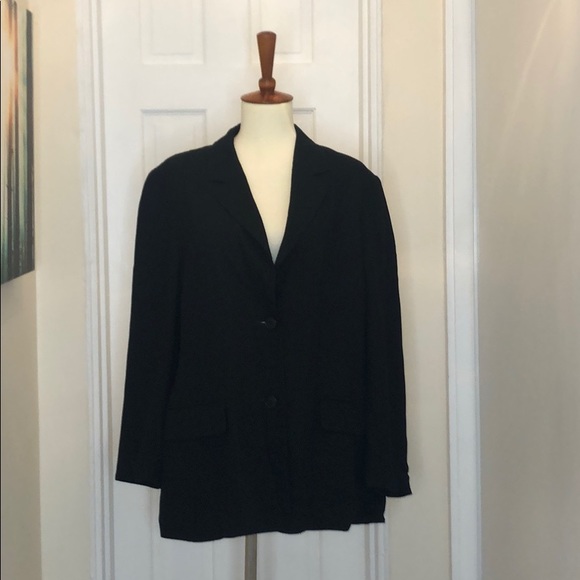 MaxMara Black 3/4 sleeve blazer - Picture 5 of 14